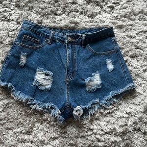 jean shorts